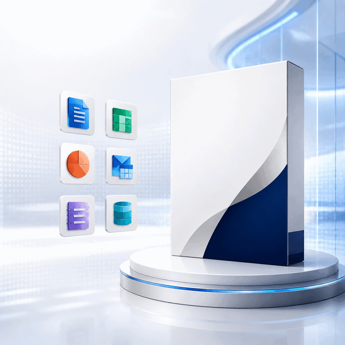 Premium Microsoft Office LTSC Professional Plus 2024 productivity suite visual for Windows business workflows
