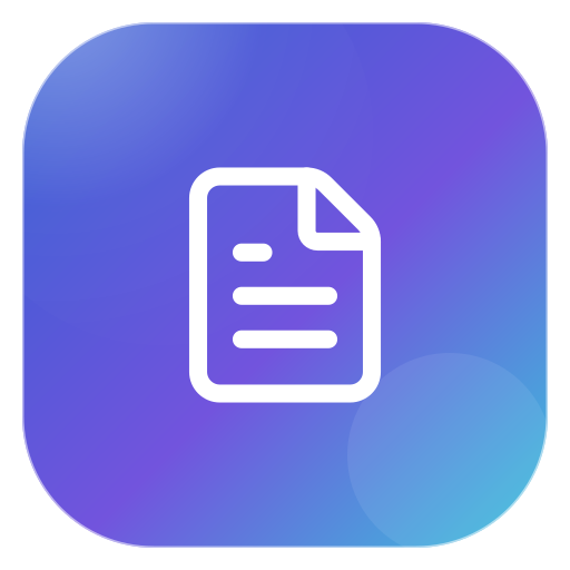 Microsoft Word desktop, web and mobile document application icon