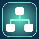 Scope and work breakdown structure icon