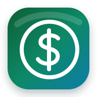 Project cost tracking icon