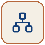 Hybrid architecture icon