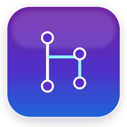 Integrated Git branches commits and pull request collaboration icon