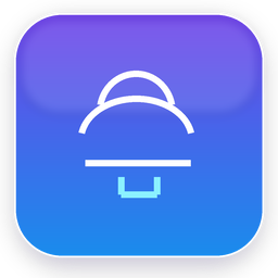 Cloud container web and distributed application development icon