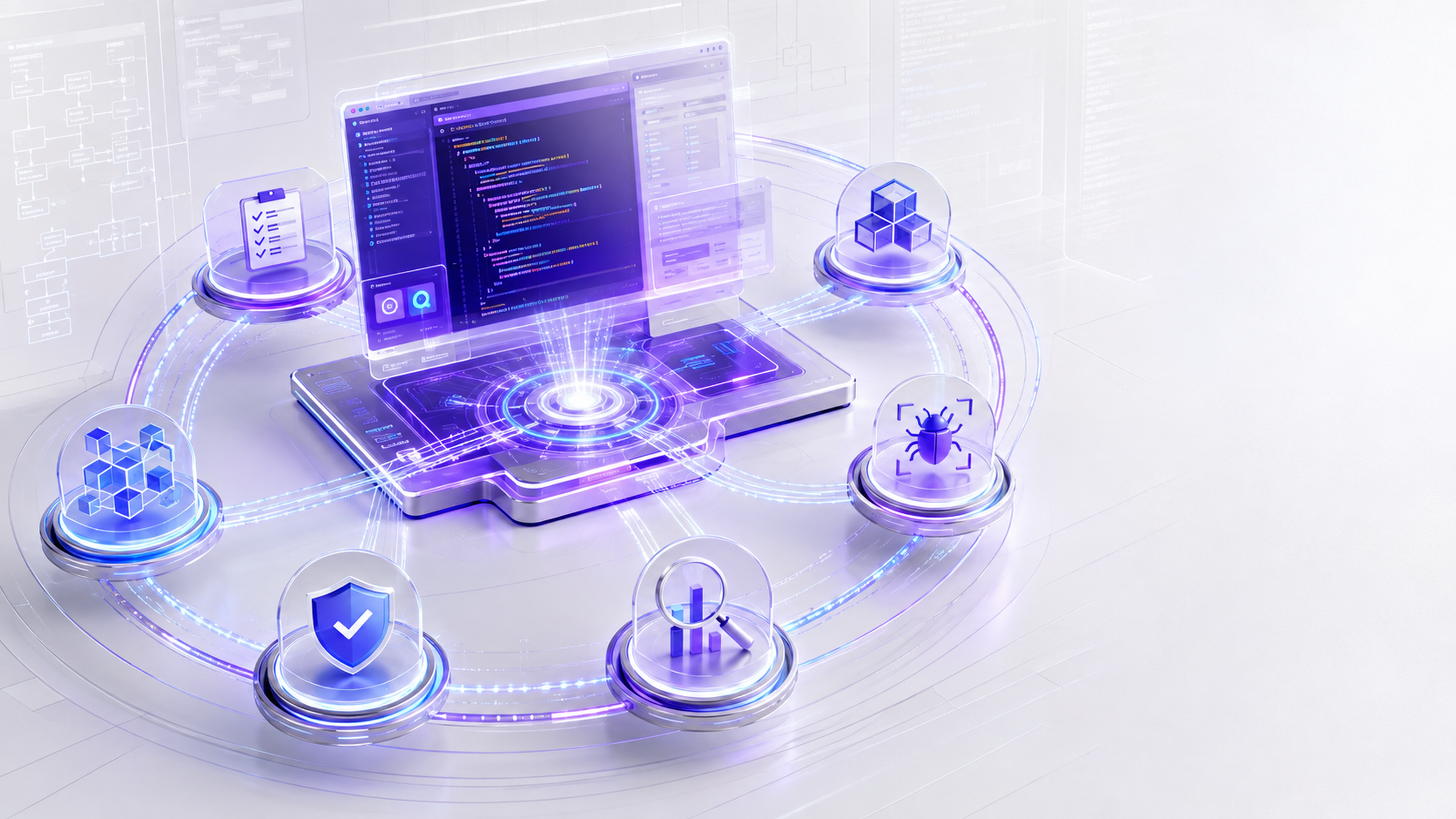 AI-assisted enterprise software engineering workflow in Visual Studio 2026 Enterprise