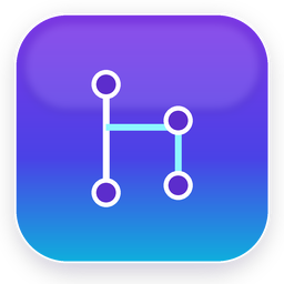 Integrated Git branches commits and pull request collaboration icon