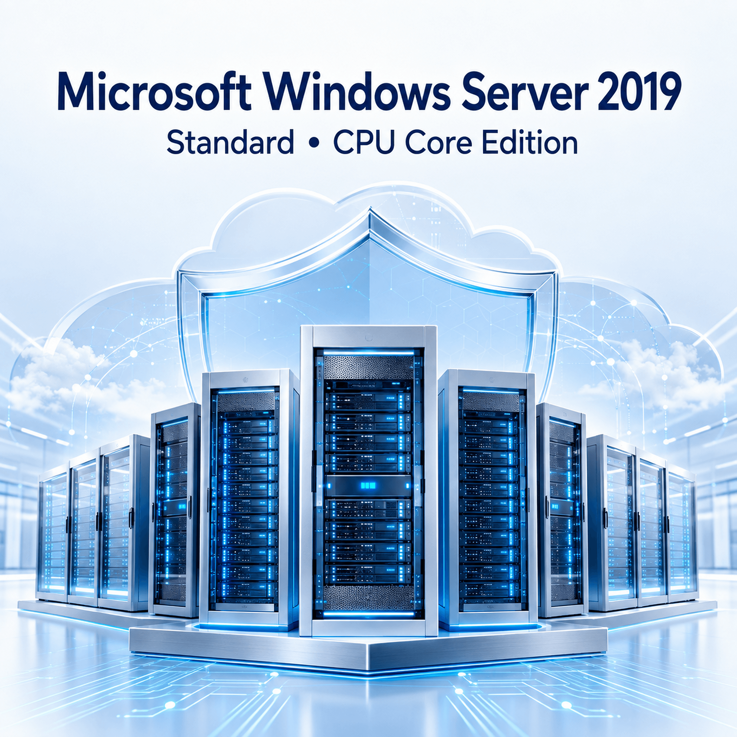 Microsoft Windows Server 2019 Standard CPU Core Edition enterprise server infrastructure